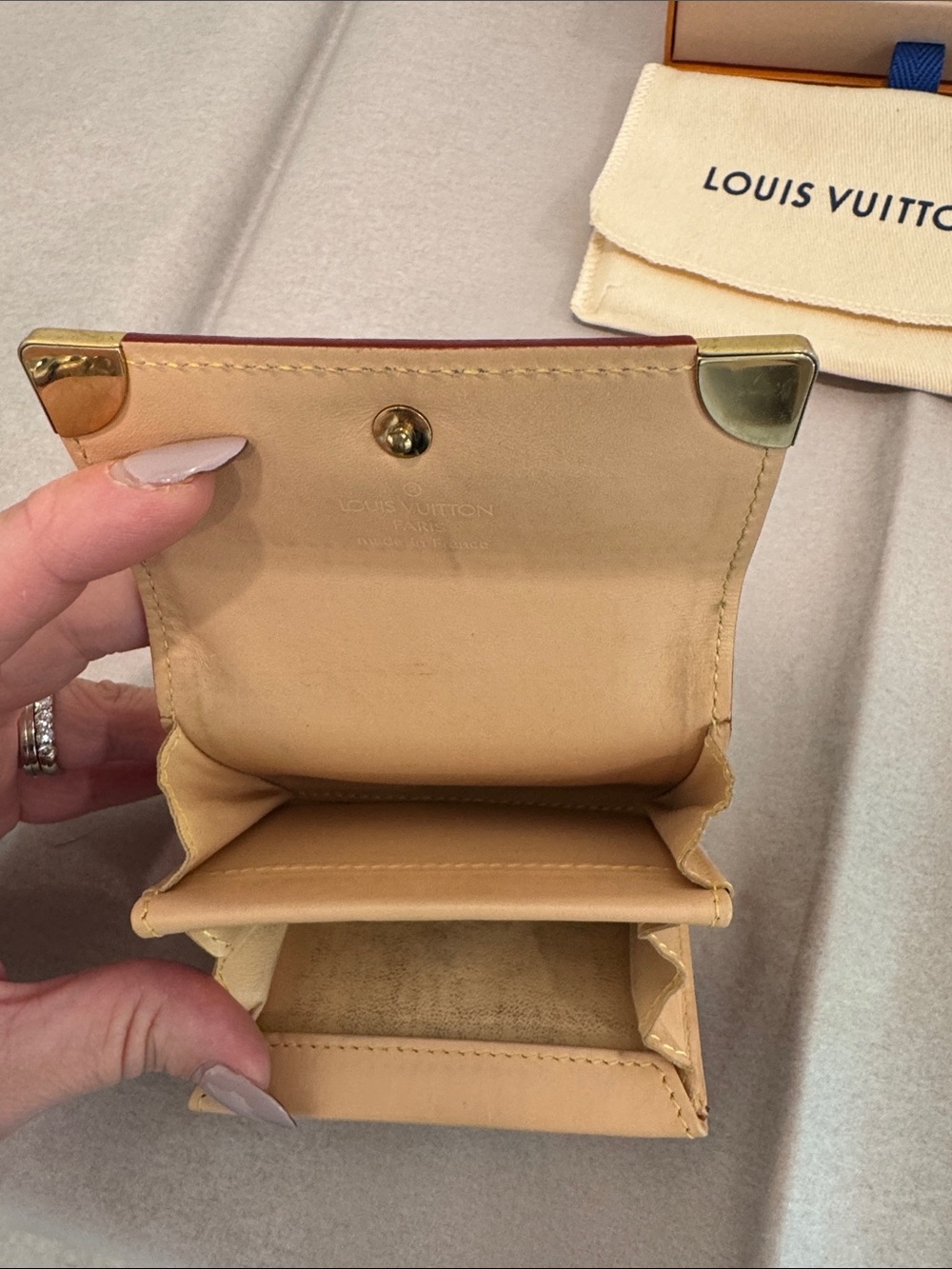 LOUIS VUITTON Multicolor Porte Monnaie Plat card wallet - Picture 6 of 7